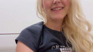 Sports Bar Sex: Random Guy Cums on Eva Elfie’s Face