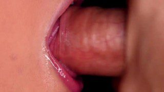 Super Close Up: Slow ASMR BLOWJOB with Sloppy SUCKING!